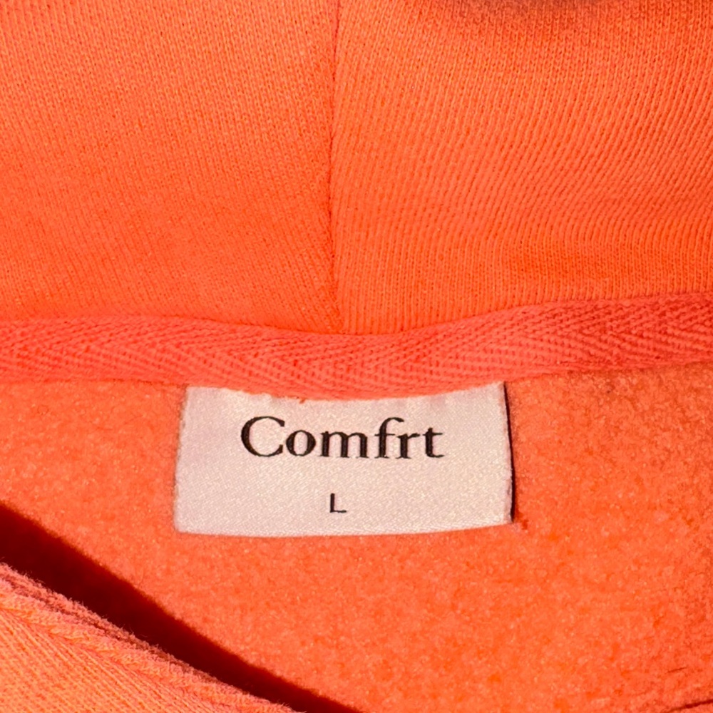 Comfrt oversized large Coral Hoodie - Picture 3 of 5